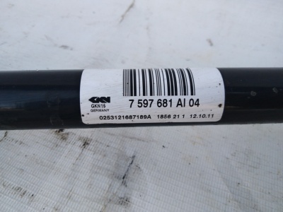 Привод левый МКПП BMW 1 F20 33207597681