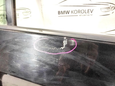 Дверь задняя правая (черная)  X5E70 41527261482