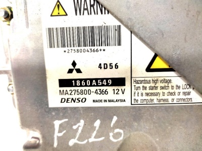 Блок управления ДВС 4D56  L200 1860A549