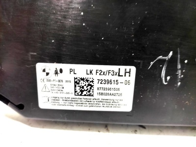 Подушка безопасности в сидение левая  F20 72127239615
