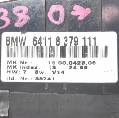 Панель управления кондиционера BMW 7 E38 E38 64118379111