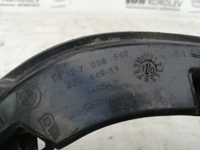 Кронштейн заднего бампера левый  E87 51127058517