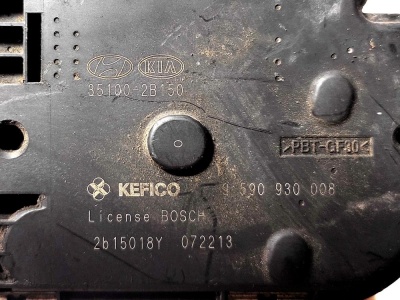 Дроссельная заслонка G4FA .G4FC (2010-2012) Hyundai i30 (2012-2017)  ,Solaris 2010-2017 ,Ceed 2007-2012 , RIO 2011-2017   I30 351002B150